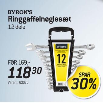 Ringgaffelnøglesæt