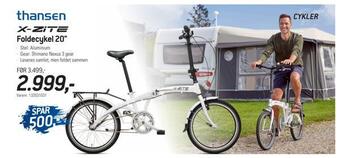 Thansen Foldecykel 20 tilbud