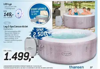 Thansen Lay-z-spa cancun airjet tilbud