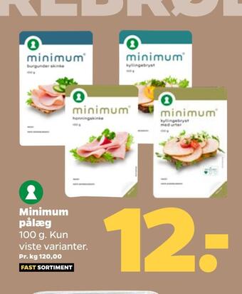 Minimum pålæg