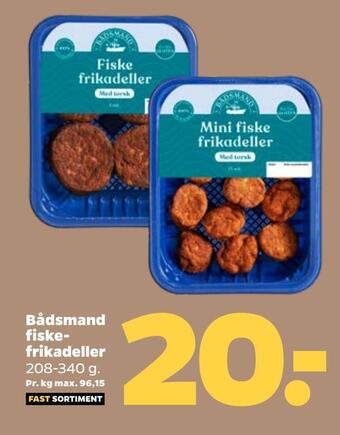 Netto Bådsmand fiskefrikadeller tilbud