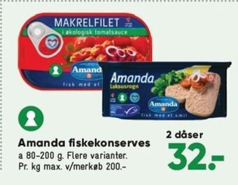 Amanda fiskekonserves