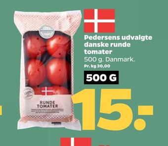 Netto Pedersens udvalgte økologiske danske runde tomater tilbud