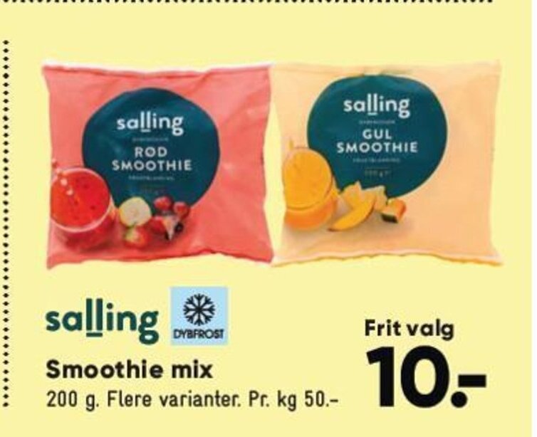 Bilka Smoothie mix tilbud
