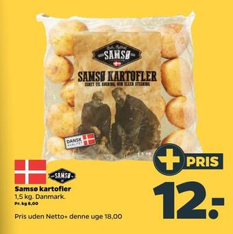 Netto Samsø kartofler tilbud