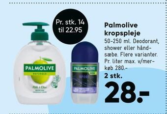 Bilka Palmolive kropspleje tilbud