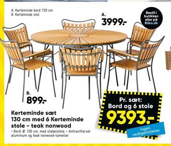 Bilka Kerteminde stol tilbud