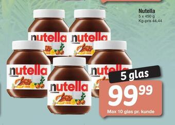 Fakta Tyskland Nutella tilbud