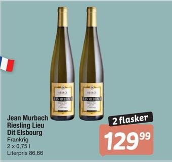Fakta Tyskland Jean murbach riesling lieu dit elsbourg tilbud