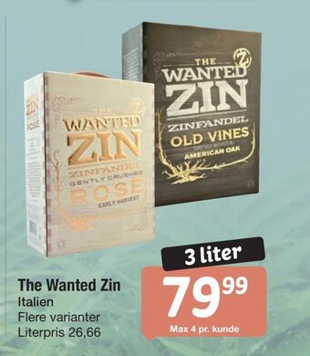 The wanted zin