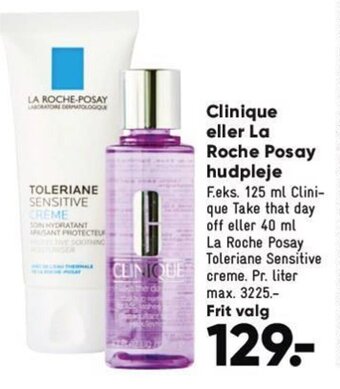 Bilka Clinique eller La Roche Posay hudpleje tilbud