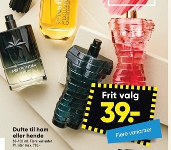 Bilka Dufte til ham eller hende tilbud