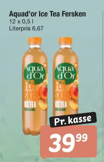 Aquad'or ice tea fersken