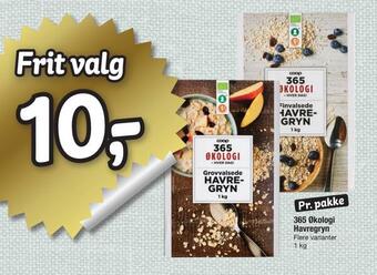 Fakta Tyskland 365 økologi havregryn tilbud