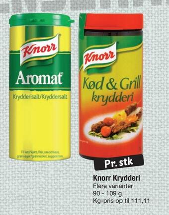 Fakta Tyskland Knorr krydderi tilbud