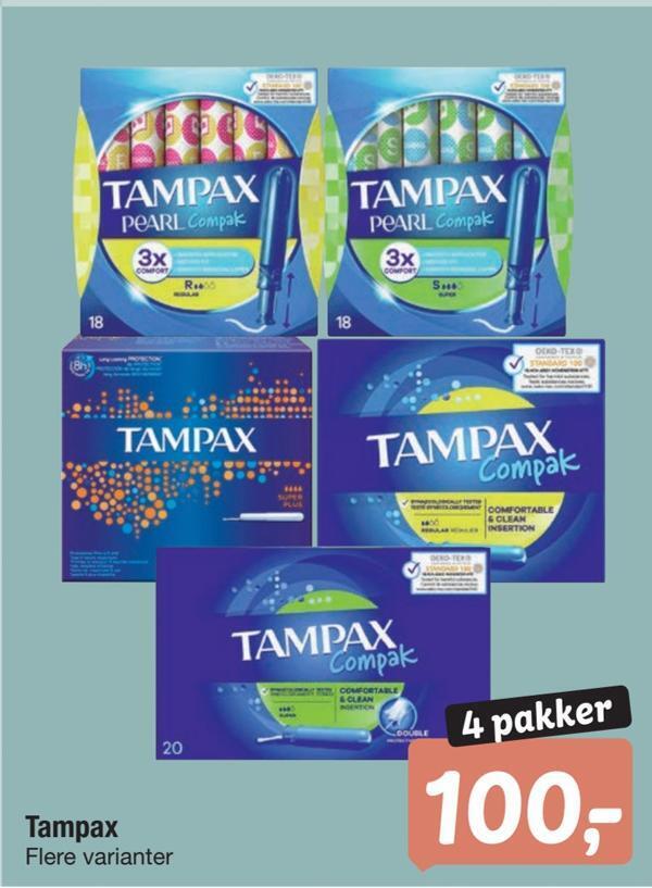 Fakta Tyskland Tampax tilbud