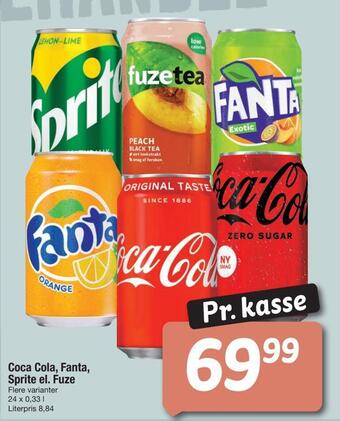 Fakta Tyskland Coca cola, fanta, sprite el. fuze tilbud