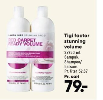 Bilka Tigi factor stunning volume tilbud