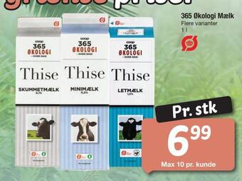Fakta Tyskland 365 økologi mælk tilbud