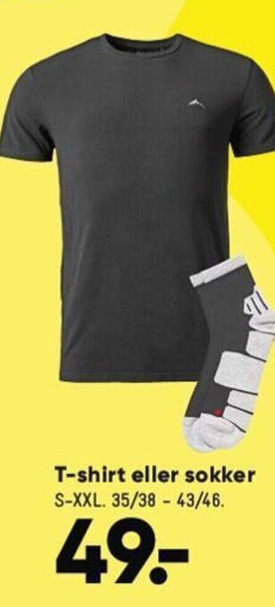 Bilka T-shirt eller sokker tilbud