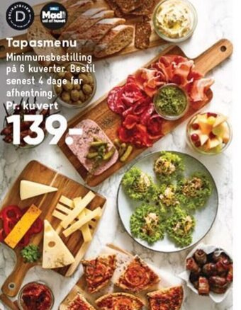 Tapasmenu