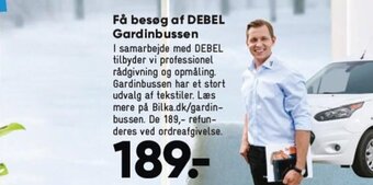 Få besøg af DEBEL Gardinbussen
