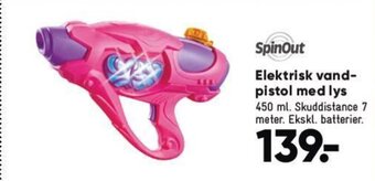 Bilka Elektrisk vand-pistol med lys tilbud
