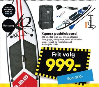 Xqmax paddleboard