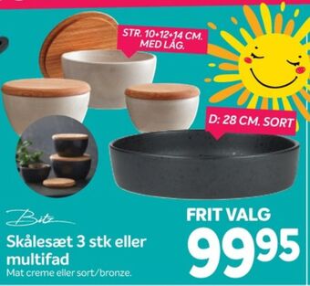 Din Isenkræmmer Bitz skålesæt tilbud