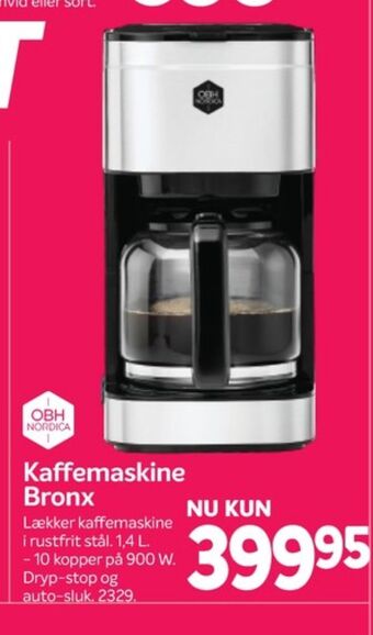 Din Isenkræmmer Obh nordica kaffemaskine tilbud