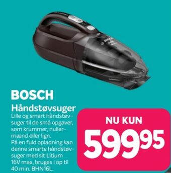 Din Isenkræmmer Bosch håndstøvsuger tilbud