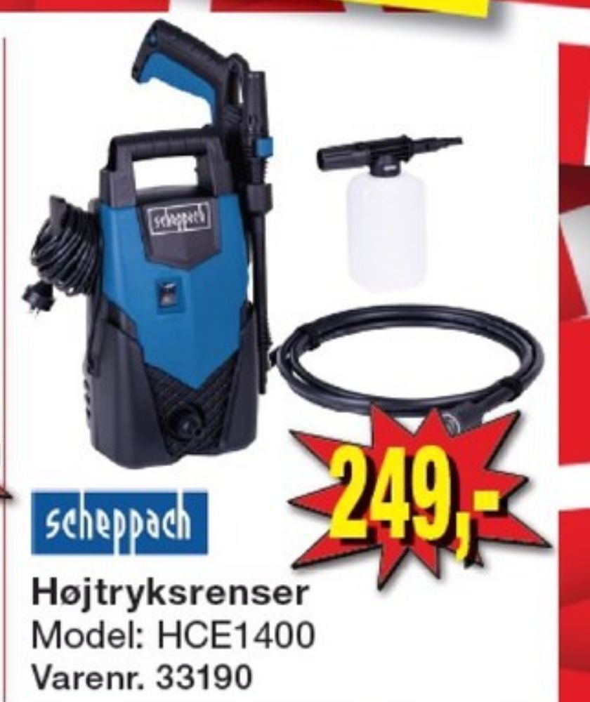 Harald Nyborg Scheppach højtryksrenser tilbud