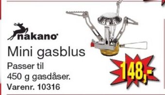 Harald Nyborg Nakano gasblus tilbud
