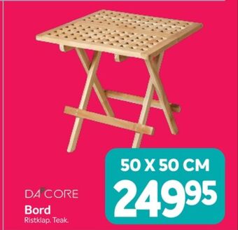 Dacore klapbord