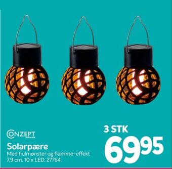 Conzept solcellelampe