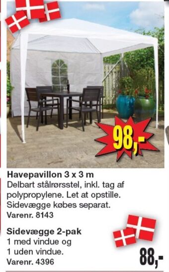 Harald Nyborg Ukendt havepavillon tilbud