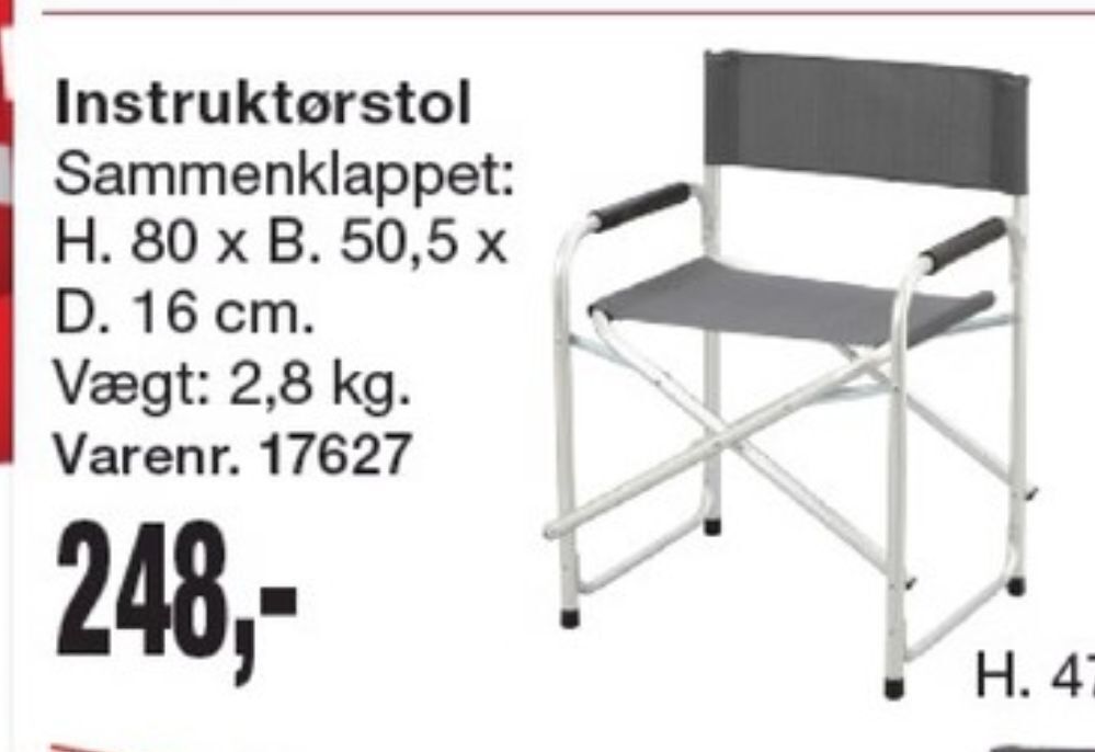 Harald Nyborg Ukendt campingstol tilbud