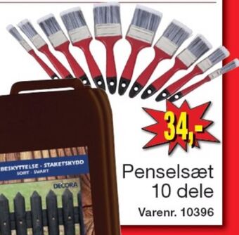 Harald Nyborg Decora penselsæt tilbud