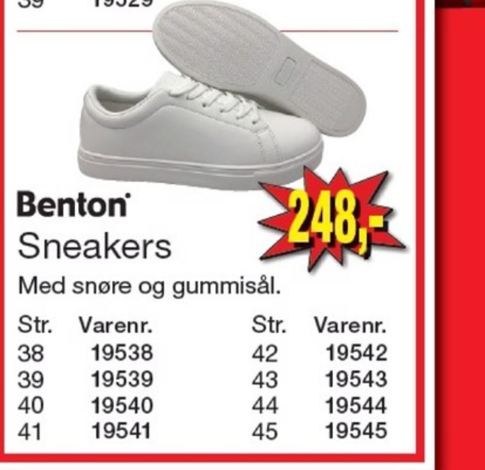 Harald Nyborg Benton sko tilbud