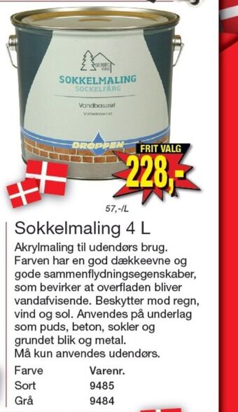 Harald Nyborg Droppen maling tilbud