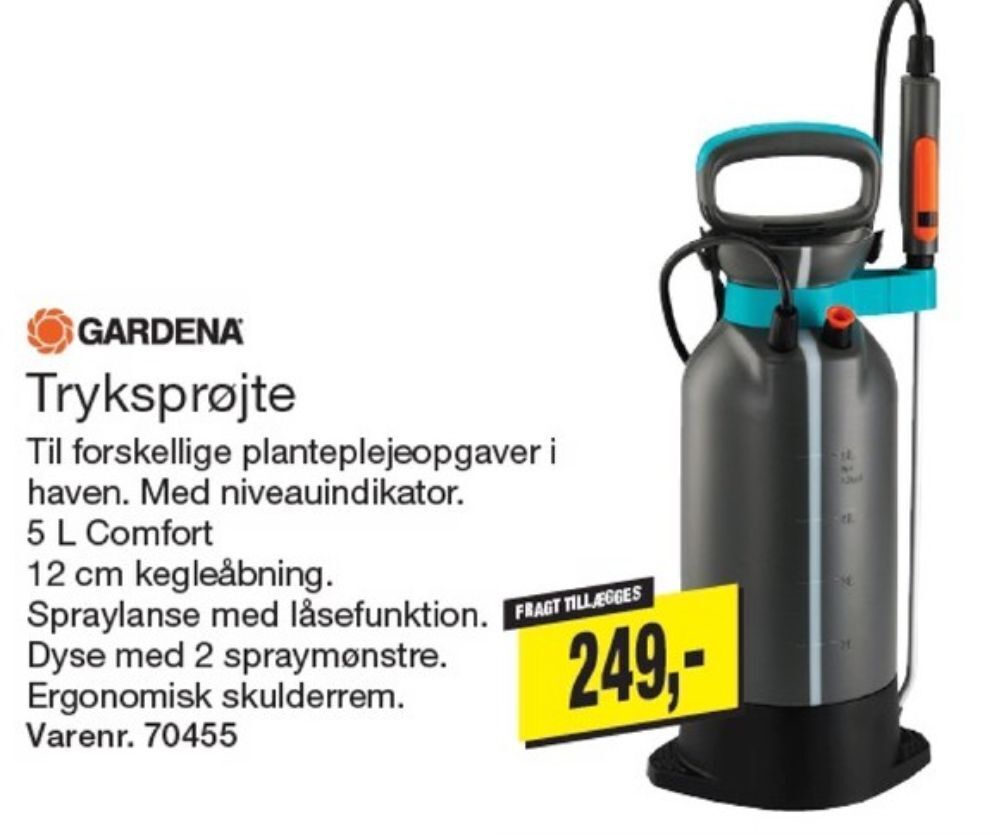 Harald Nyborg Gardena tryksprøjte tilbud