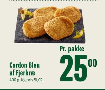 Cordon bleu af fjerkræ