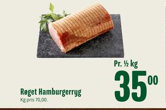 Min Købmand Røget hamburgerryg tilbud
