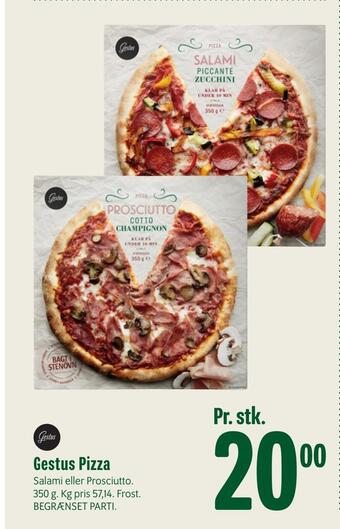 Min Købmand Gestus pizza tilbud