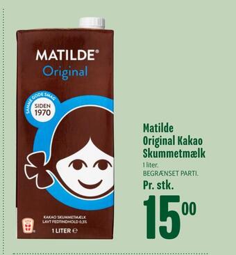 Min Købmand Matilde original kakao skummetmælk tilbud