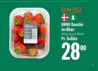 Omhu danske jordbær