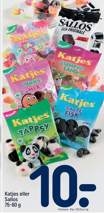 REMA 1000 Katjes eller sallos tilbud