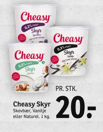 SPAR Cheasy skyr tilbud