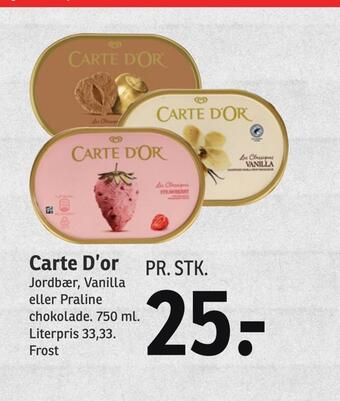 SPAR Carte d'or tilbud