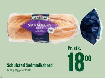 Schulstad sødmælksbrød